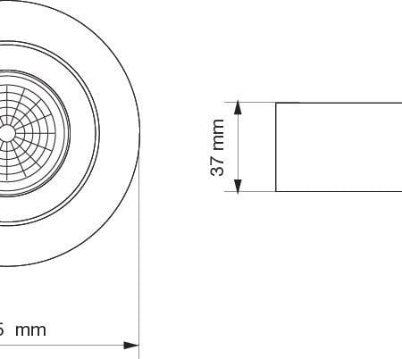 SemiEmbutido Dicro Redondo 2450