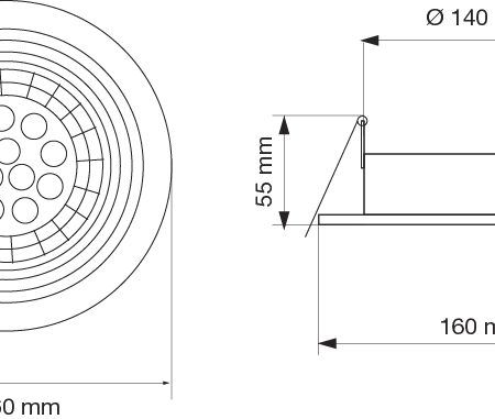 Embutido Ar111 Aluminio 1406/A