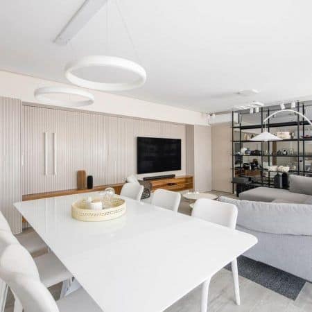 Colgante Gers 80cm Blanco Dimerizable