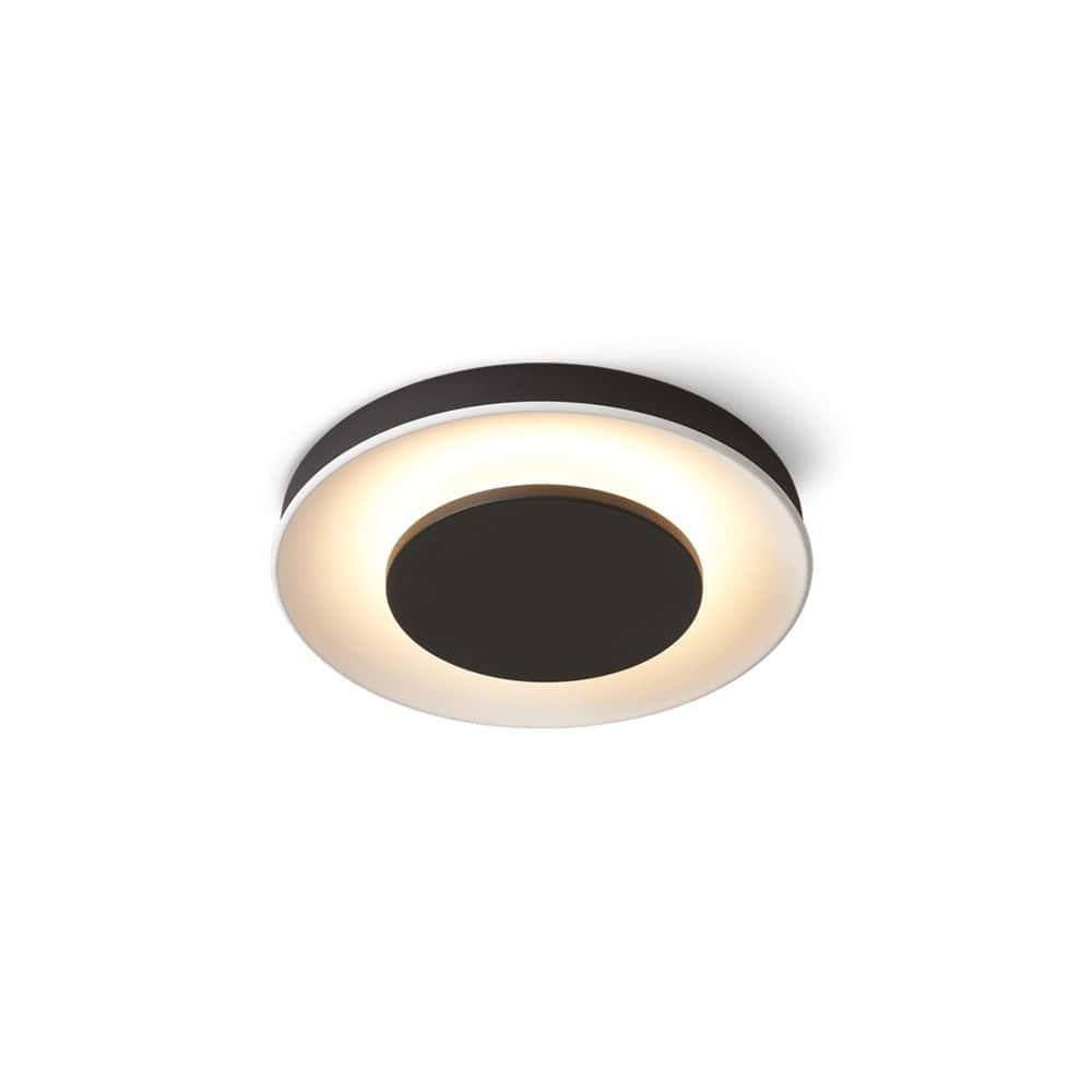 Plafon Flam Negro 36cm