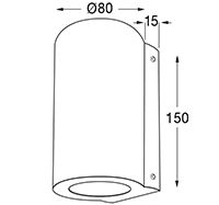 Aplique Bidireccional Tondo