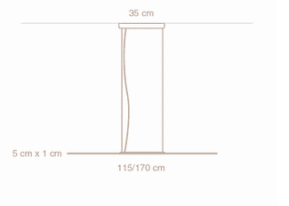 Colgante Tokio 115cm