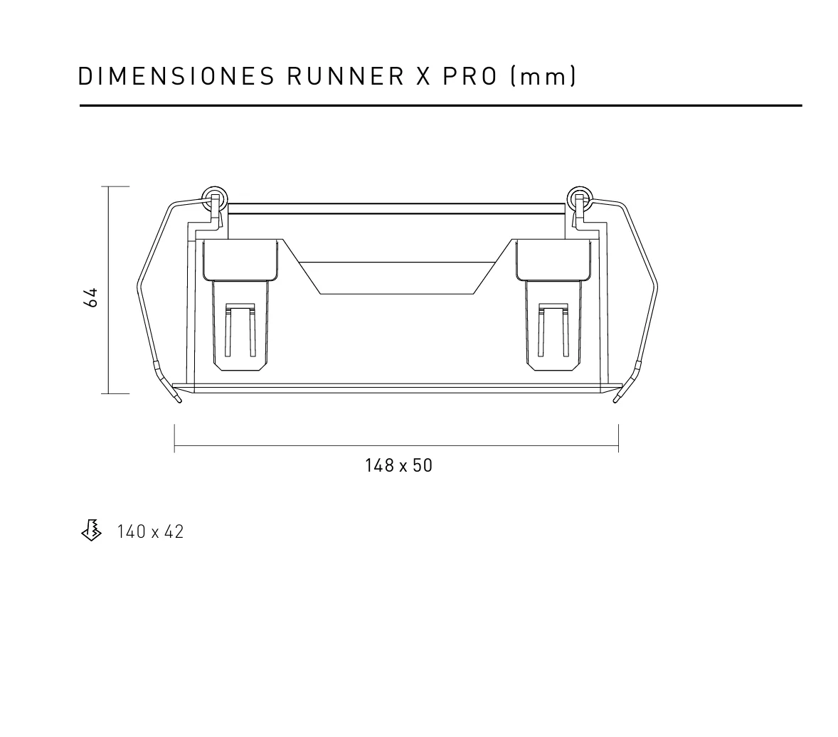 Empotrable Wall Washer Asimétrico Runner x Pro