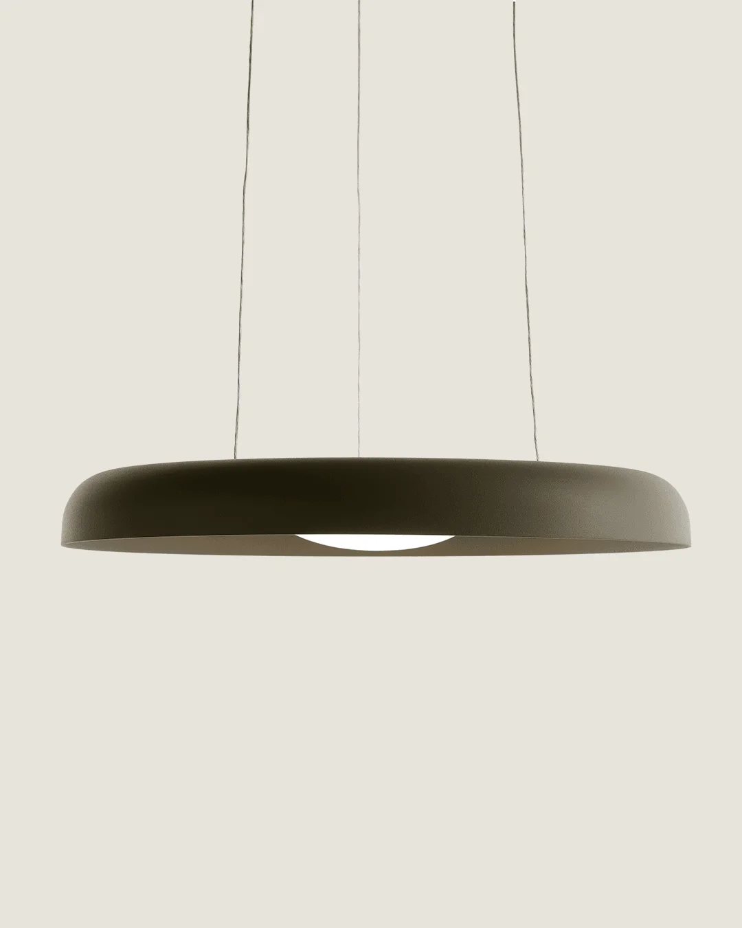 Colgante Gota 58cm Oliva