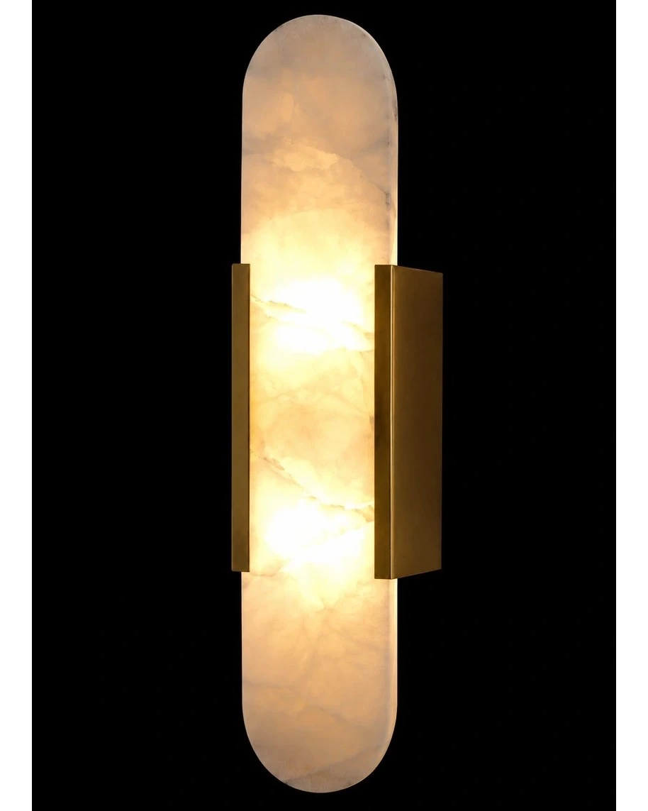 Aplique Aura 50cm Alabastro