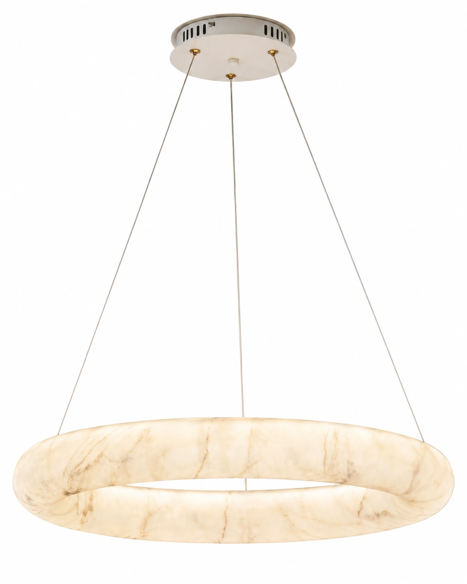 Colgante Orbita 60cm Alabastro